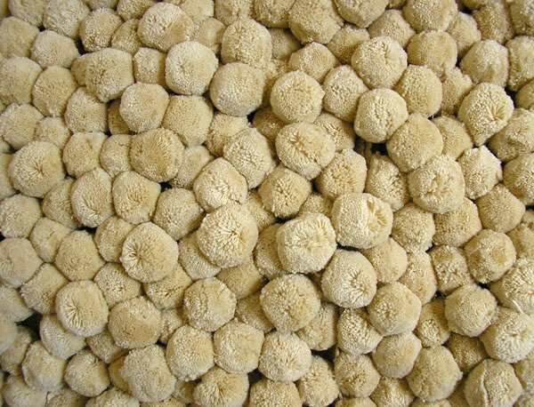Beige Bobble Fringes | Bobble Trim | Beige Pompom Fringes - Bobbles 1.5cm diameter 