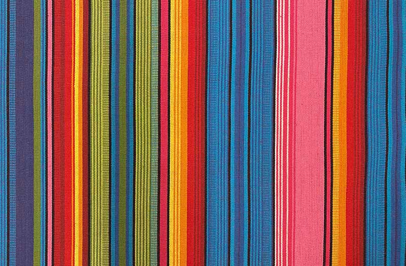 Bright Pink, Blue Turquoise, Green Individual Stripe Place Mats - Colourful Table Mats