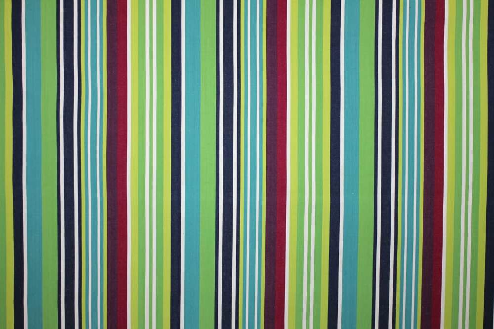 Navy Striped Oilcloth Fabrics | Wipeable PVC Fabrics - TugOWar Stripe