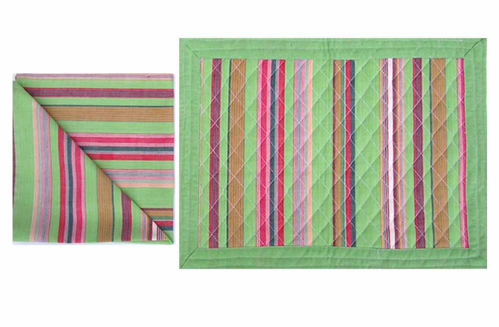 Skating Green Table Napkin Single