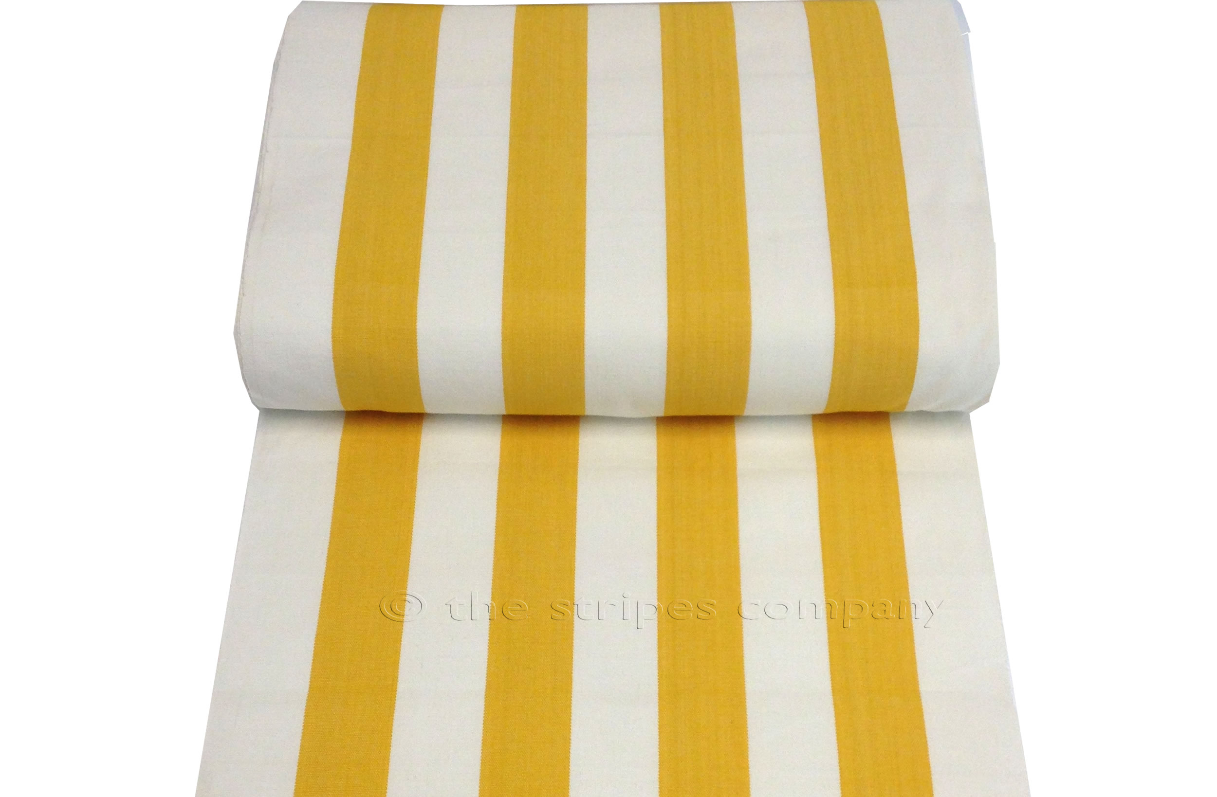 Portable Folding Stools with Striped Seats yellow, white  