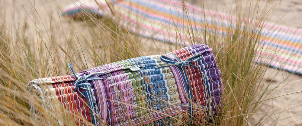Beach Mats | Roll Up Beach Mattress with Pillow