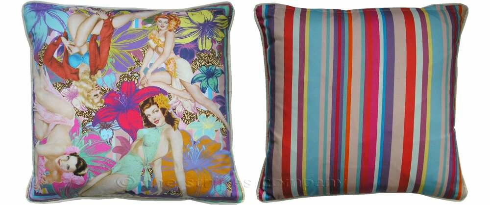 Vintage Scarf Cushions