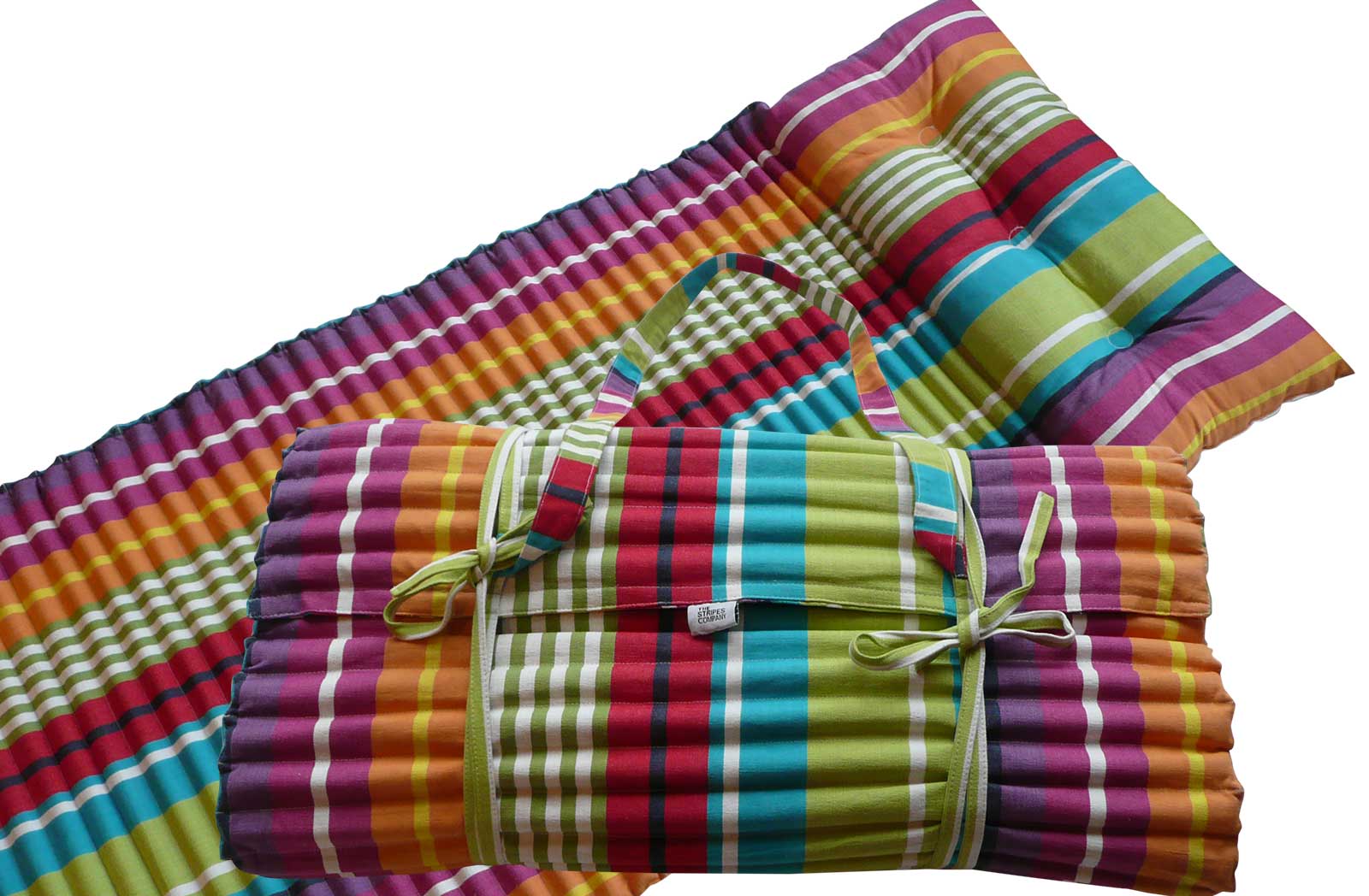 Beach Mats Roll Up Beach Mattress With Pillow The Stripes Company