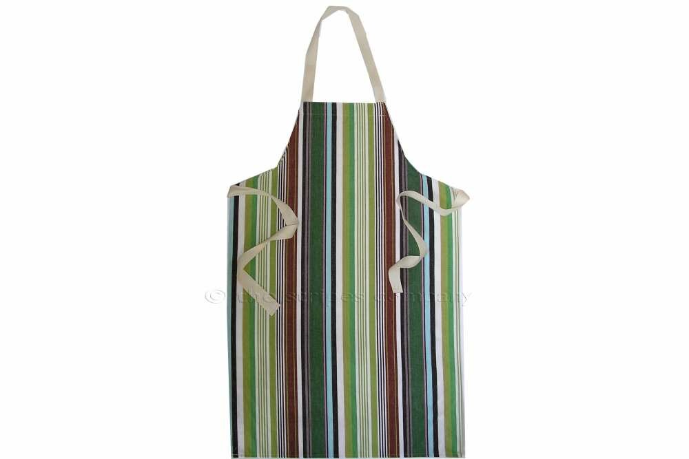 Green Striped Kids Aprons | Aprons for Children Stripes