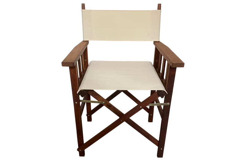 wood and canvas directors chair