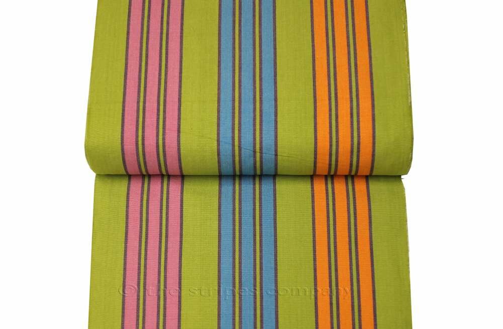 Replacement Directors Chair Covers Green, Turquoise, Pink Stripes