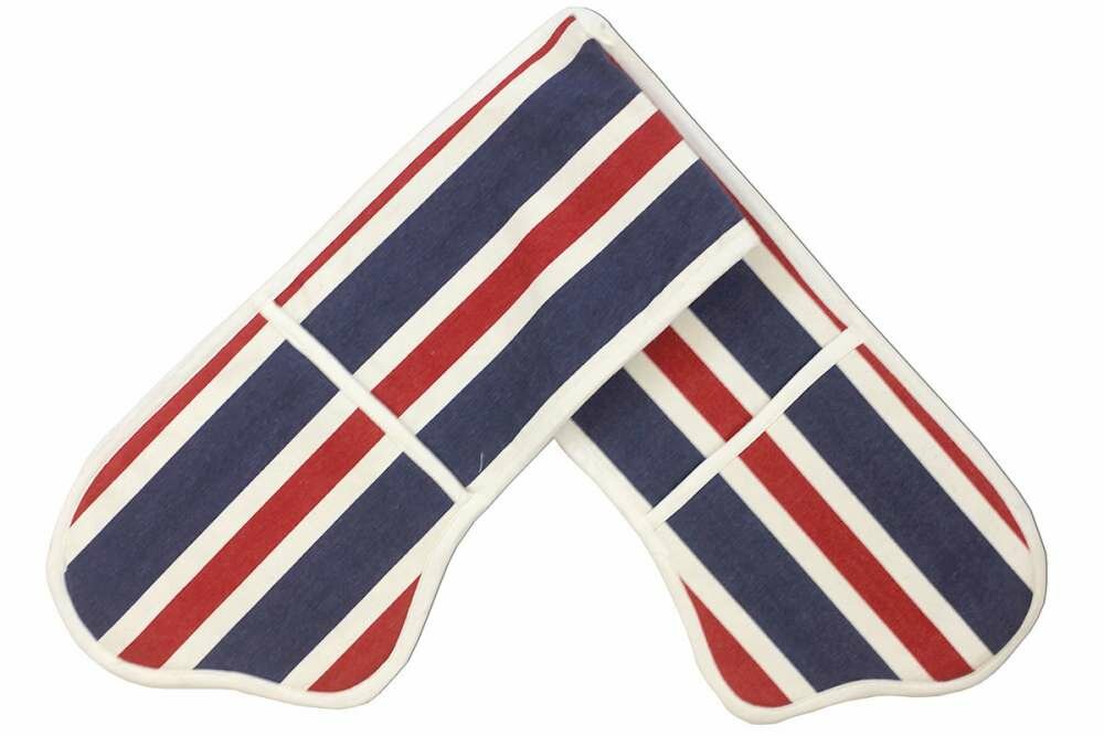 Red White and Blue Stripe Ovengloves