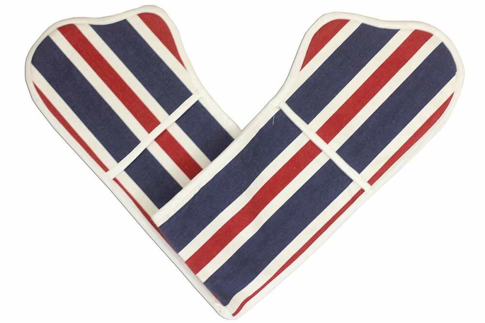 Red White and Blue Stripe Ovengloves