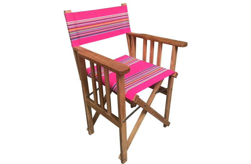 hot pink directors chair