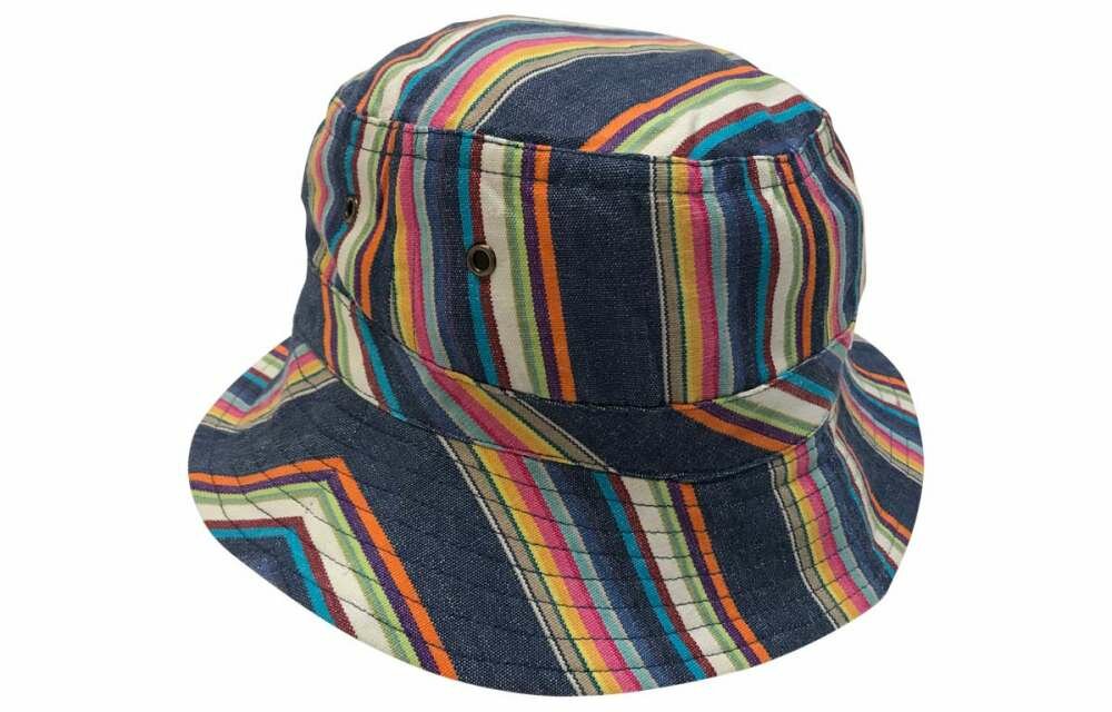 Navy Blue Striped Sun Hat | The Stripes Company 