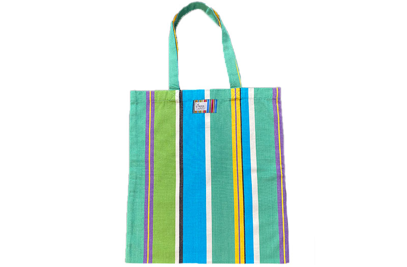 Green, Turquoise, White Stripe Tote Bags | The Stripes Company Australia