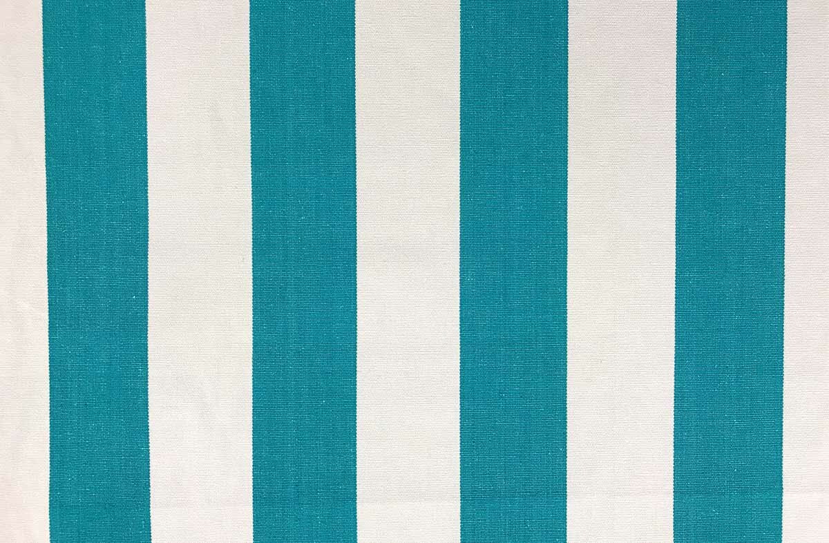 Turquoise and White Striped Fabric - Surfing Stripe | The Stripes ...