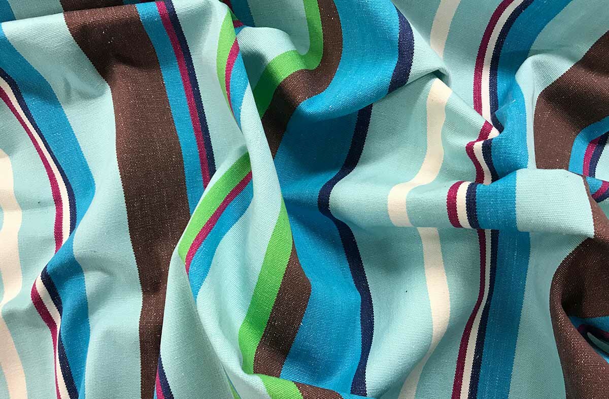 striped pom pom throw Windsurfing Interior Striped Fabric 150cm striped pom pom throw Windsurfing Interior Striped Fabric 150cm