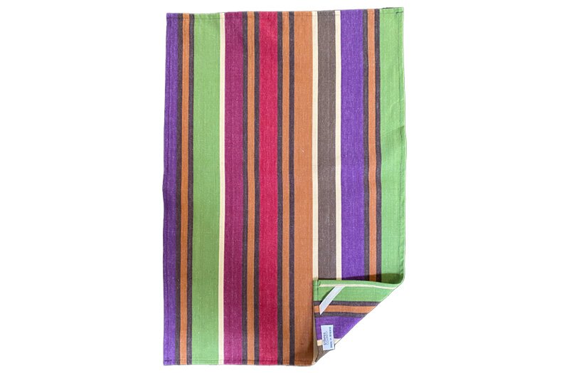 Striped Earthy Colour Tea Towels