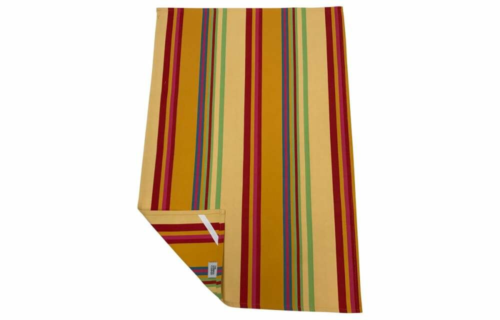 Striped Yellow Tea Towels